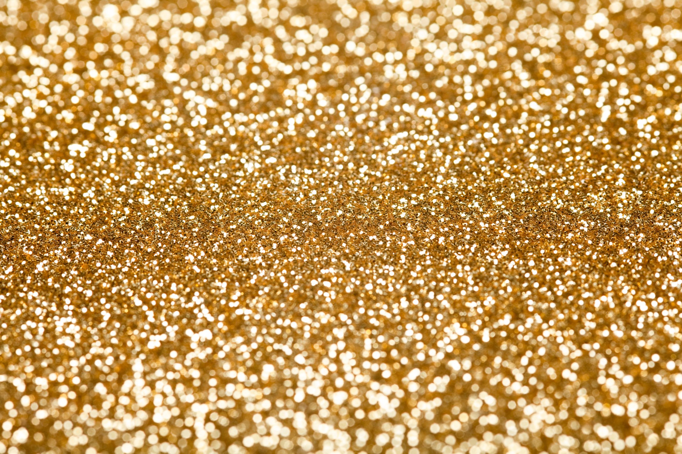 Gold Glitter.